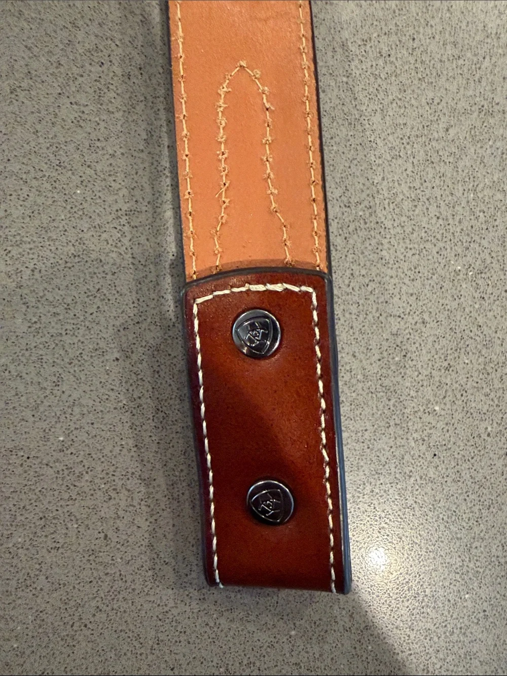 Ariat Brown Leather Studded Kids Belt